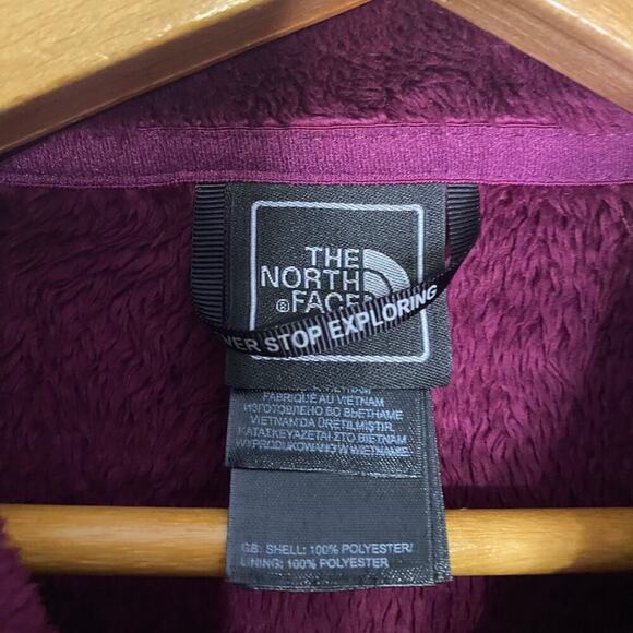 The North Face Women’s Black Osito Full Zip Fleece Jacket Coat Small Hiking - Picture 8 of 14